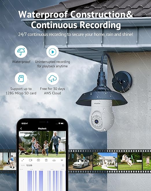 4MP Bulb Security Camera